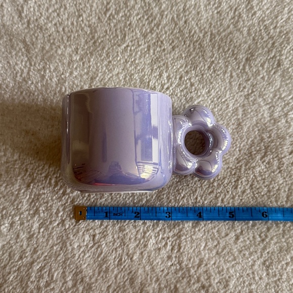 NWT Metallic lavender Balloon Flower Teacup set - Picture 6 of 7